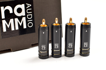 RAMM Audio 30891GT - RCA plugs solderless - Ø=9.90mm