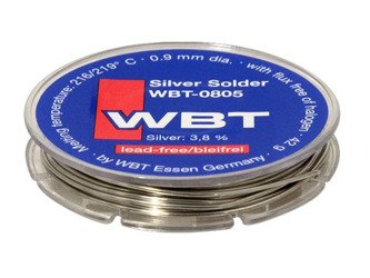 WBT-0805 Silver solder, 0.9mm, 42g RoHS - roll solder