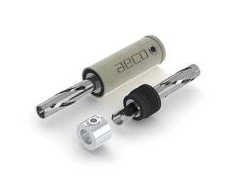 aeco ABP-1111R - banana plugs (rhodium-plated)