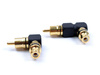 Viablue XS RCA adapter 90° S/XL MIX - adapter 1RCA(M)-1RCA(F)