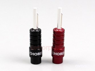 Chord Ohmic 4mm Silver Banana Plugs