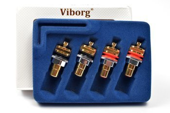 Viborg RC101G - RCA sockets