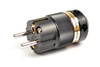 IeGO 8075−Rh - schuko connector - black - rhodium plated Furukawa copper