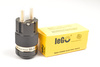 IeGO 8085−Au - schuko connector - black - gold plated Furukawa copper