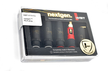 WBT 0114 Cu nextgen Topline, RCA plugs