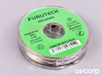 Furutech Silver Solder S-070-10 - 0.7mm - 10m - solder tin