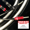 Chord Clearway X - single-wire - banana with ChordOhmic