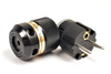IeGO 8065−Cu - schuko connector - black - silver plated Furukawa copper