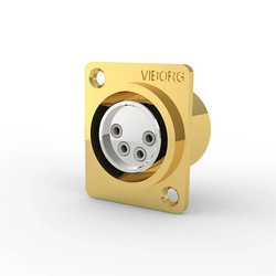 Viborg CF204G - 4pin XLR female socket