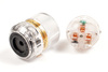 IeGO 8085−Au - IEC C15 connector - clear - gold plated Furukawa copper