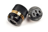 IeGO 8095−Ag - IEC C15 connector - black - silver