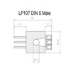 Viborg LP107R - DIN connector