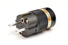 IeGO 8065−Cu - schuko connector - black - silver plated Furukawa copper