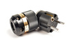 IeGO 8095−Ag - schuko connector - black - silver