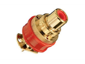 WBT 0201 Cu classic Topline, RCA sockets