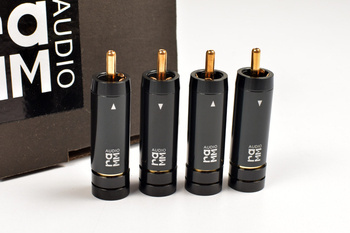 RAMM Audio 30780LG - RCA plugs for soldering - Ø=9.70mm