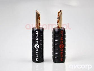 Wireworld GOLD BANANA Set Screw 10ga (with Shell)